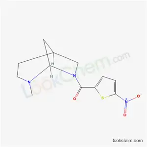 3-Methyl-8-(2-nitro-5-thenoyl)-3,8-diazabicyclo(3.2.1)octane