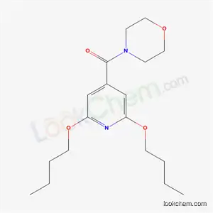 Molecular Structure of 57803-47-1 (4-(2,6-Dibutoxyisonicotinoyl)morpholine)