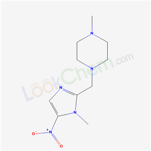 1-methyl-4-[(1-methyl-5-nitroimidazol-2-yl)methyl]piperazine