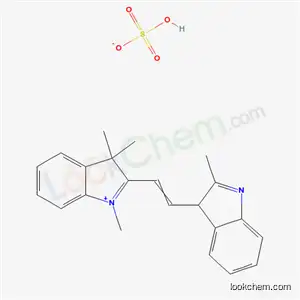 1,3,3-トリメチル-2-[2-(2-メチル-3H-インドール-3-イル)エテニル]-3H-インドール-1-イウム?水素スルファート
