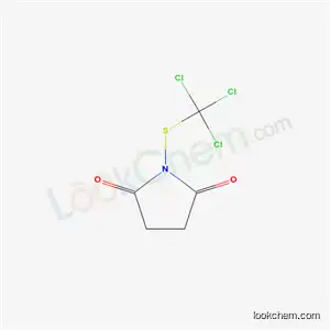 Molecular Structure of 5427-83-8 (1-[(Trichloromethyl)thio]pyrrolidine-2,5-dione)