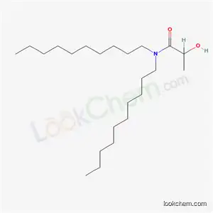 Molecular Structure of 5422-42-4 (N,N-Didecyl-2-hydroxypropanamide)