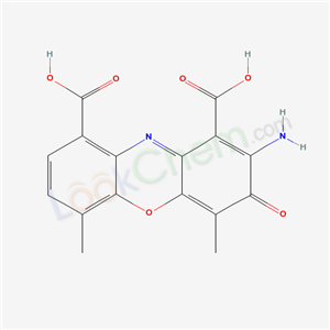 2-amino-4,6-dimethyl-3-oxophenoxazine-1,9-dicarboxylic acid