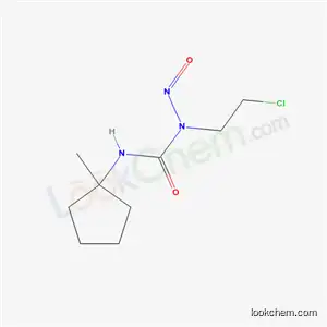 Molecular Structure of 13909-04-1 (1-(2-Chloroethyl)-3-(1-methylcyclopentyl)-1-nitrosourea)