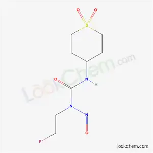 Urea, 1-(2-fluoroethyl)-1-nitroso-3-(tetrahydro-2H-thiopyran-4-yl)-, S,S-dioxide