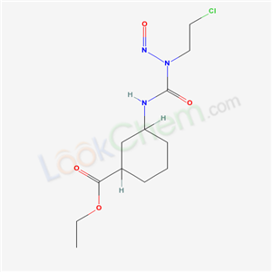 cis-3-(3-(2-Chloroethyl)-3-nitrosoureido)cyclopentanecarboxylic acid ethyl ester cas  33073-61-9