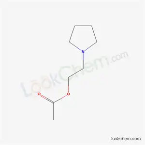 Molecular Structure of 21193-86-2 (2-(pyrrolidin-1-yl)ethyl acetate)