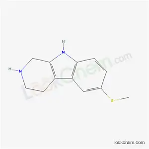 Molecular Structure of 13758-34-4 (6-(methylsulfanyl)-2,3,4,9-tetrahydro-1H-beta-carboline)