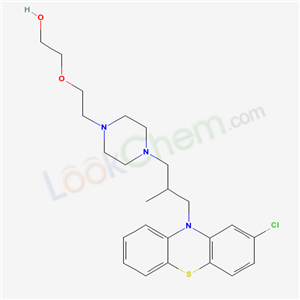 2-[2-[4-[3-(2-chlorophenothiazin-10-yl)-2-methylpropyl]piperazin-1-yl]ethoxy]ethanol