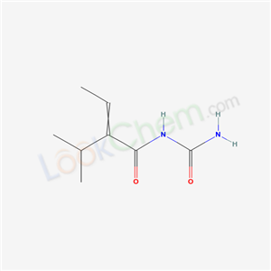 2-Butenamide, N-(aminocarbonyl)-2-(1-methylethyl)-