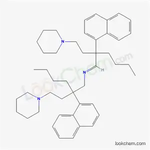 1-[3-(1-ナフチル)-3-[N-[2-(1-ナフチル)-2-(2-ピペリジノエチル)ヘキシル]イミノメチル]ヘプチル]ピペリジン