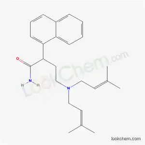 Molecular Structure of 50765-93-0 (α-[2-[Bis(3-methyl-2-butenyl)amino]ethyl]-1-naphthaleneacetamide)