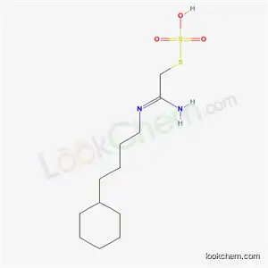 Molecular Structure of 40283-59-8 (Thiosulfuric acid hydrogen S-[2-[(4-cyclohexylbutyl)amino]-2-iminoethyl] ester)