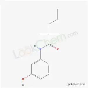 Molecular Structure of 69954-44-5 (2,2-Dimethyl-N-(3-hydroxyphenyl)valeramide)