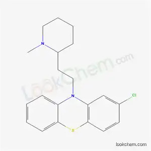 Molecular Structure of 5060-56-0 (2-Chloro-10-[2-(1-methyl-2-piperidyl)ethyl]-10H-phenothiazine)