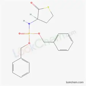 N- (테트라 하이드로 -2- 옥소 티 오펜 -3- 일) 포스 포라 미드 산 디 벤질 에스테르