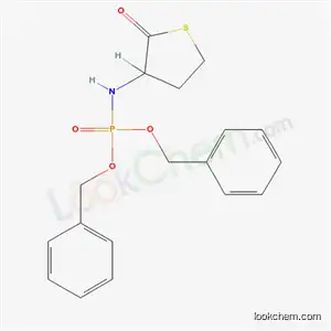N- (테트라 하이드로 -2- 옥소 티 오펜 -3- 일) 포스 포라 미드 산 디 벤질 에스테르