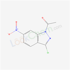 1H-Indazole, 1-acetyl-3-chloro-6-nitro-