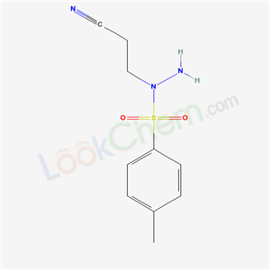 Benzenesulfonic acid, 4-methyl-, 1- (2-cyanoethyl)hydrazide cas  39133-34-1