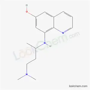 Molecular Structure of 525-60-0 (8-[[3-(Dimethylamino)-1-methylpropyl]amino]-6-quinolinol)