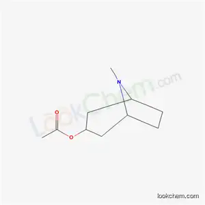 Molecular Structure of 3423-26-5 (8-Azabicyclo(3.2.1)octan-3-ol, 8-methylacetate (ester), exo-)