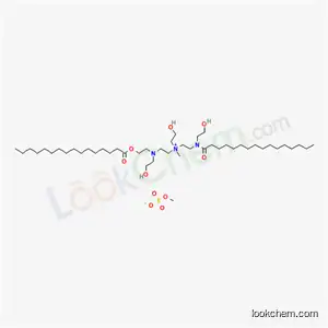 N-(2-ヒドロキシエチル)-N-[2-[(2-ヒドロキシエチル)(1-オキソヘキサデシル)アミノ]エチル]-2-[(2-ヒドロキシエチル)[2-[(1-オキソヘキサデシル)オキシ]エチル]アミノ]-N-メチルエタンアミニウム?メチルスルファート
