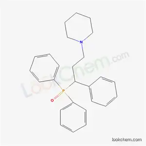Molecular Structure of 51713-16-7 (Diphenyl[α-(2-piperidinoethyl)benzyl]phosphine oxide)