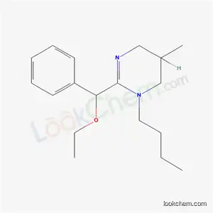 Molecular Structure of 52963-63-0 (3,4,5,6-Tetrahydro-3-butyl-2-(α-ethoxybenzyl)-5-methylpyrimidine)