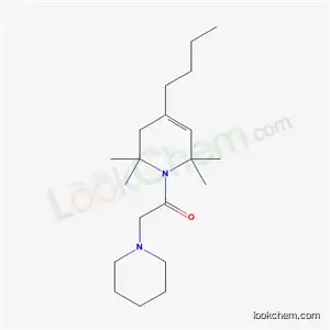 Pyridine, 4-butyl-1-(piperidinoacetyl)-1,2,3,6-tetrahydro-2,2,6,6-tetramethyl-