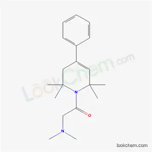 Molecular Structure of 53725-51-2 (1,2,3,6-Tetrahydro-1-(N,N-dimethylglycyl)-4-phenyl-2,2,6,6-tetramethylpyridine)