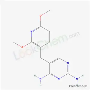 Molecular Structure of 65873-69-0 (5-[(2,6-Dimethoxy-3-pyridinyl)methyl]pyrimidine-2,4-diamine)