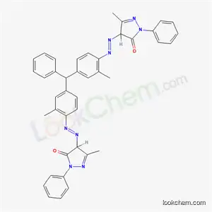 4,4′-[(フェニルメチレン)ビス[(2-メチル-4,1-フェニレン)アゾ]]ビス(2,4-ジヒドロ-5-メチル-2-フェニル-3H-ピラゾール-3-オン)