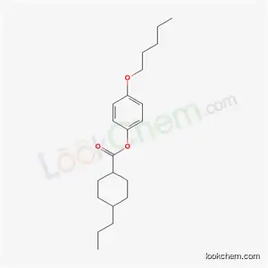 Cyclohexanecarboxylic acid, 4-propyl-, 4-(pentyloxy)phenyl ester