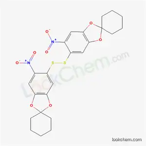 5,5′′-ジチオビス[6-ニトロスピロ[1,3-ベンゾジオキソール-2,1′-シクロヘキサン]]