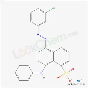 나트륨 8- 아닐 리노 -5-[(3- 클로로 페닐) 아조] 나프탈렌 -1- 설포 네이트