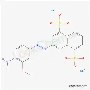3-[(4-アミノ-3-メトキシフェニル)アゾ]-1,5-ナフタレンジスルホン酸ジナトリウム