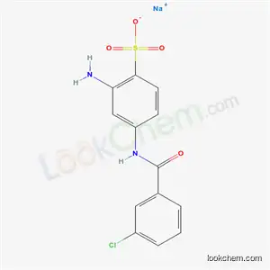 나트륨 2- 아미노 -4- (3- 클로로 벤즈 아미도) 벤젠 설포 네이트