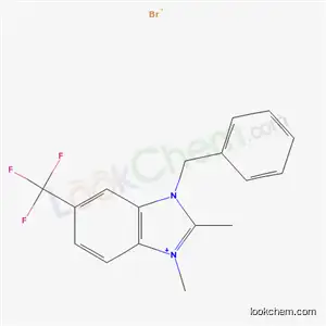 1,2-디메틸-3-(벤질)-5-(트리플루오로메틸)-1H-벤즈이미다졸륨 브로마이드