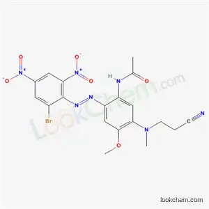 N-[2-[(2-ブロモ-4,6-ジニトロフェニル)アゾ]-5-[(2-シアノエチル)メチルアミノ]-4-メトキシフェニル]アセトアミド