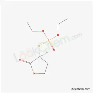 Phosphorothioic acid, O,O-diethyl S-(tetrahydro-2-oxo-3-furanyl) ester