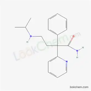 Molecular Structure of 38236-46-3 (4-(isopropylamino)-2-(2-pyridyl)-2-phenylbutyramide)