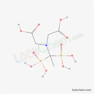 Molecular Structure of 55339-20-3 (N-(Carboxymethyl)-N-(1,1-diphosphonoethyl)glycine)