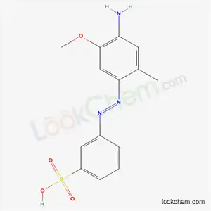 Benzenesulfonic acid, 3-((4-amino-5-methoxy-2-methylphenyl)azo)-