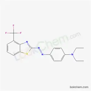 Molecular Structure of 60388-24-1 (N,N-Diethyl-4-[[4-(trifluoromethyl)benzothiazol-2-yl]azo]benzenamine)