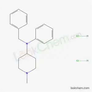 1-メチル-N-フェニル-N-(フェニルメチル)-4-ピペリジンアミン?2塩酸塩