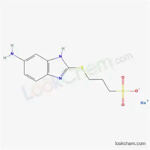 3-[(5-アミノ-1H-ベンゾイミダゾール-2-イル)チオ]-1-プロパンスルホン酸ナトリウム