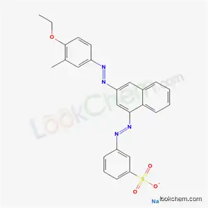 3-[[4-[(4-エトキシ-3-メチルフェニル)アゾ]-1-ナフタレニル]アゾ]ベンゼンスルホン酸ナトリウム