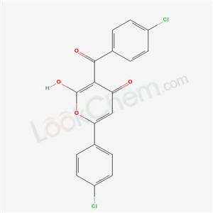 3-(4-chlorobenzoyl)-6-(4-chlorophenyl)-2-hydroxy-pyran-4-one