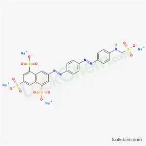 7-[[4-[[4-[[(ソジオスルホ)メチル]アミノ]フェニル]アゾ]フェニル]アゾ]-1,3,5-ナフタレントリスルホン酸トリナトリウム