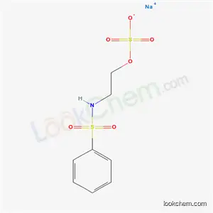황산 2-[(페닐설포닐)아미노]에틸=나트륨 에스테르 염